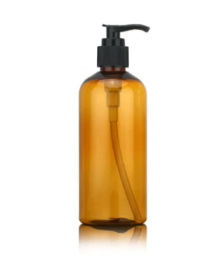 Butelka plastikowa bursztyn 100ml Z DOZOWNIKIEM