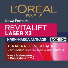L'Oreal Paris Revitalift Laser X3 krem anti-aging o potrójnym działaniu na noc 50ml - obrazek 2
