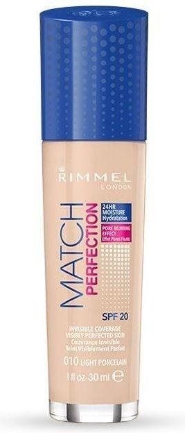 RIMMEL match perfect. foundation 010 light porcela