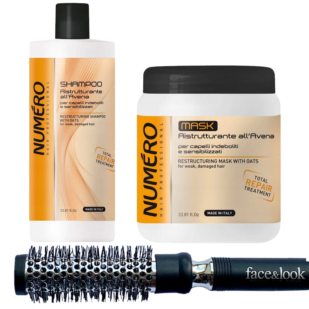 NUMERO Zestaw do włosów Restrukturyzujący z owsem
