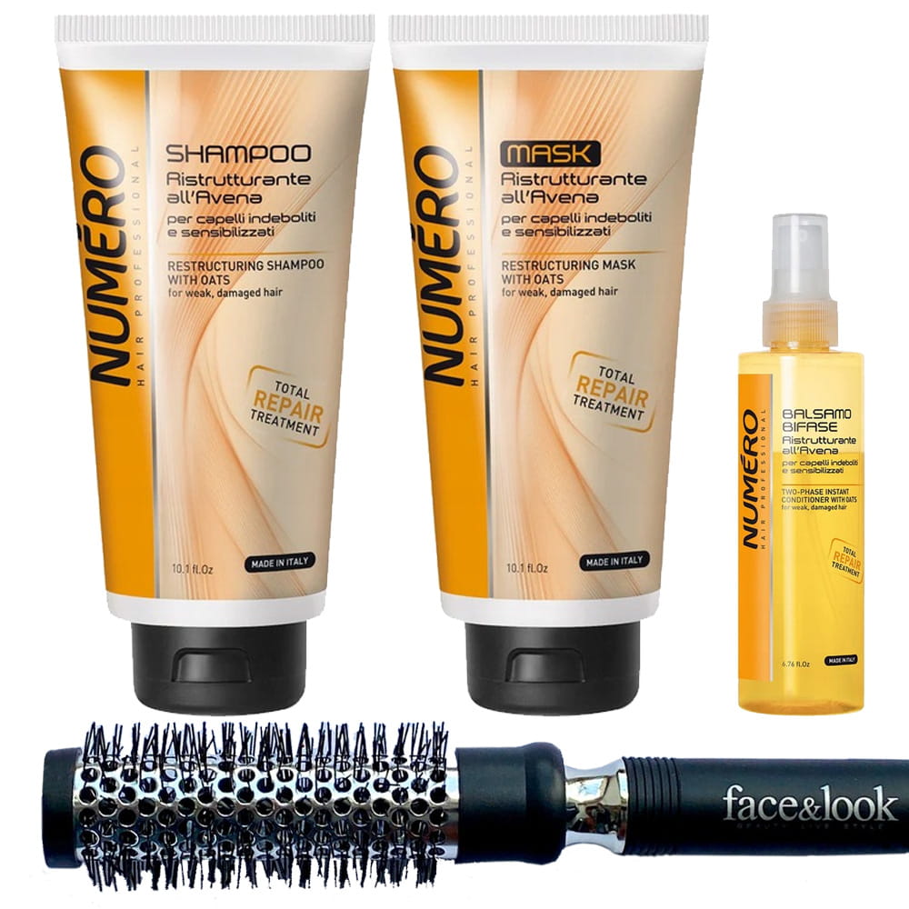 NUMERO Zestaw do włosów Restrukturyzujący z owsem