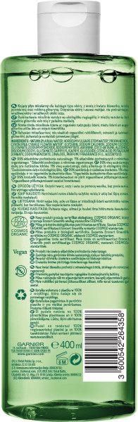 GARNIER BIO PŁYN MICEL.Z BŁAWATKIEM 400ML - obrazek 2