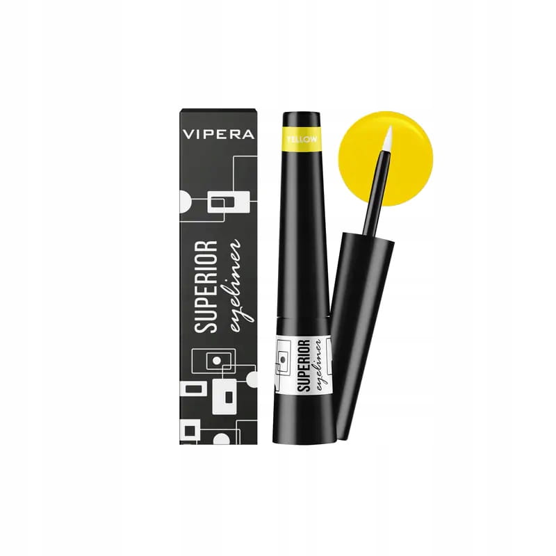 VIPERA Eyeliner SUPERIOR w buteleczce z precyzyjnym aplikatorem 09 żółty 3ml