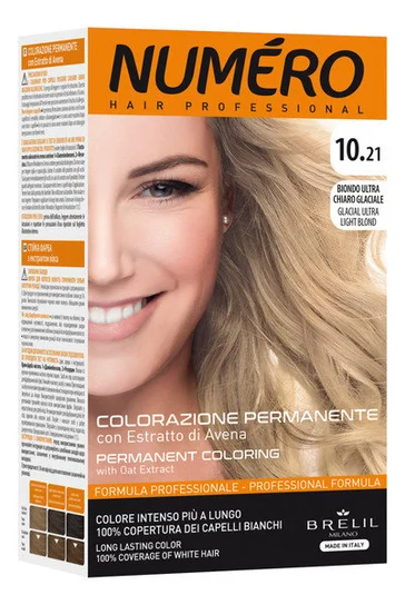 NUMERO Farba kolor # 10.21 Lodowaty ultra jasny blond