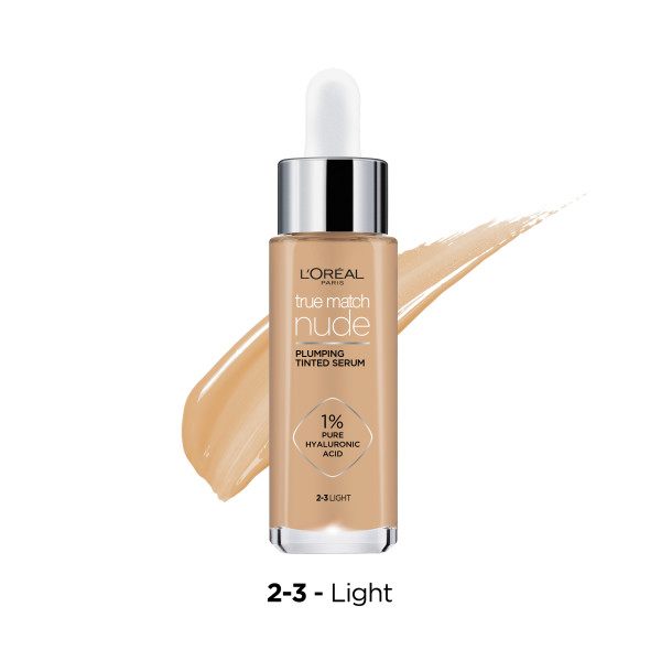L’Oreal Paris True Match Nude skoncentrowane serum w podkładzie 2-3 Light 30ml