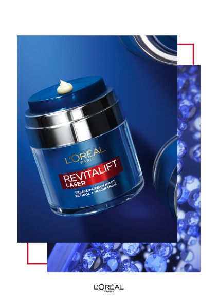 L'Oreal Paris Revitalift Laser Pressed Cream przeciwzmarszczkowy krem do twarzy na noc Retinol i Niacynamid 50ml - obrazek 3