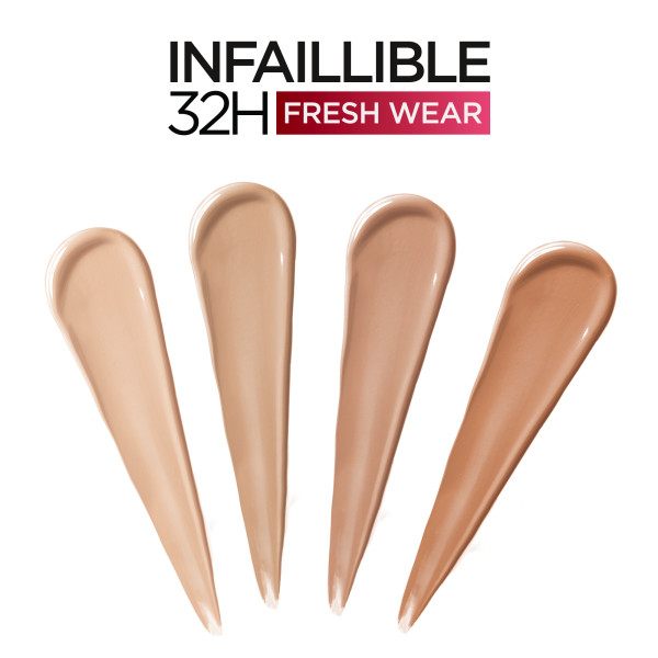 L'Oreal Paris Infallible 32H Fresh Wear Foundation długotrwały podkład do twarzy 15 Porcelain 30ml - obrazek 4