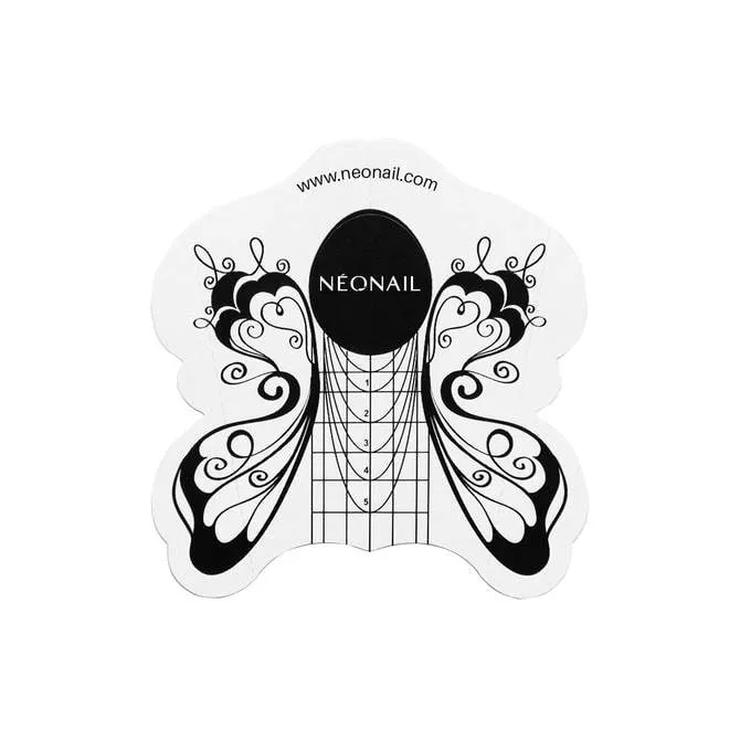 NeoNail Szablon do paznokci MOTYL 100 szt.