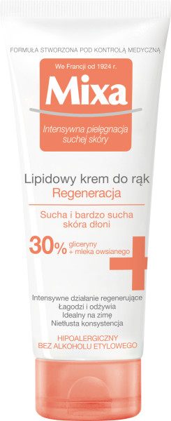 Mixa lipidowy krem regenerujący do rąk 30% 100 ml