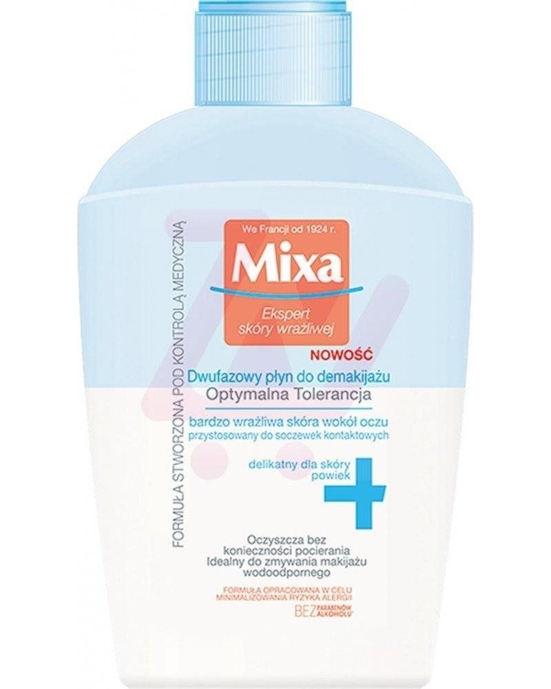 Mixa Płyn DWUFAZOWY demakijaż Optymalna tolera 125