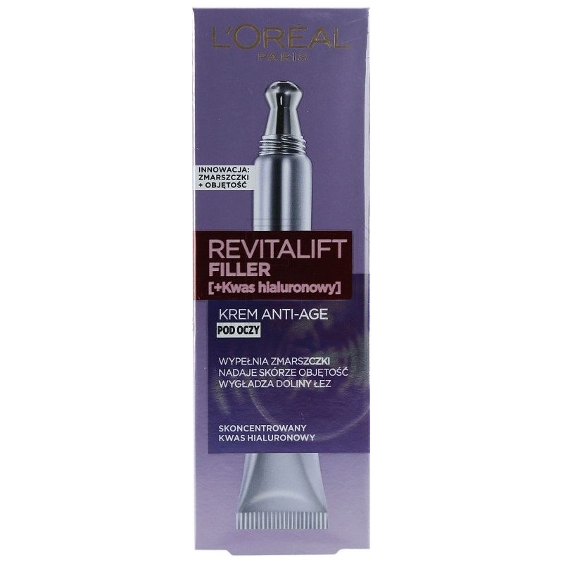L’Oreal Paris Revitalift Filler [HA] Anti-Age krem pod oczy 15ml