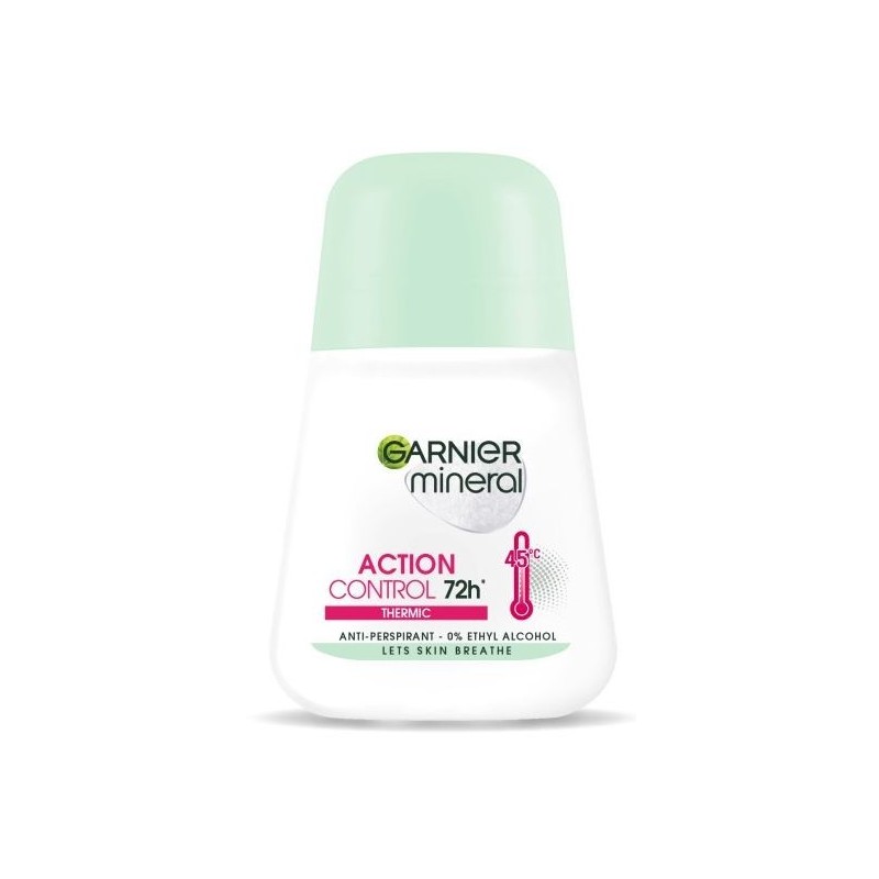 GARNIER MINERAL ACTION CONTROL 72H 50ML ROLL-ON