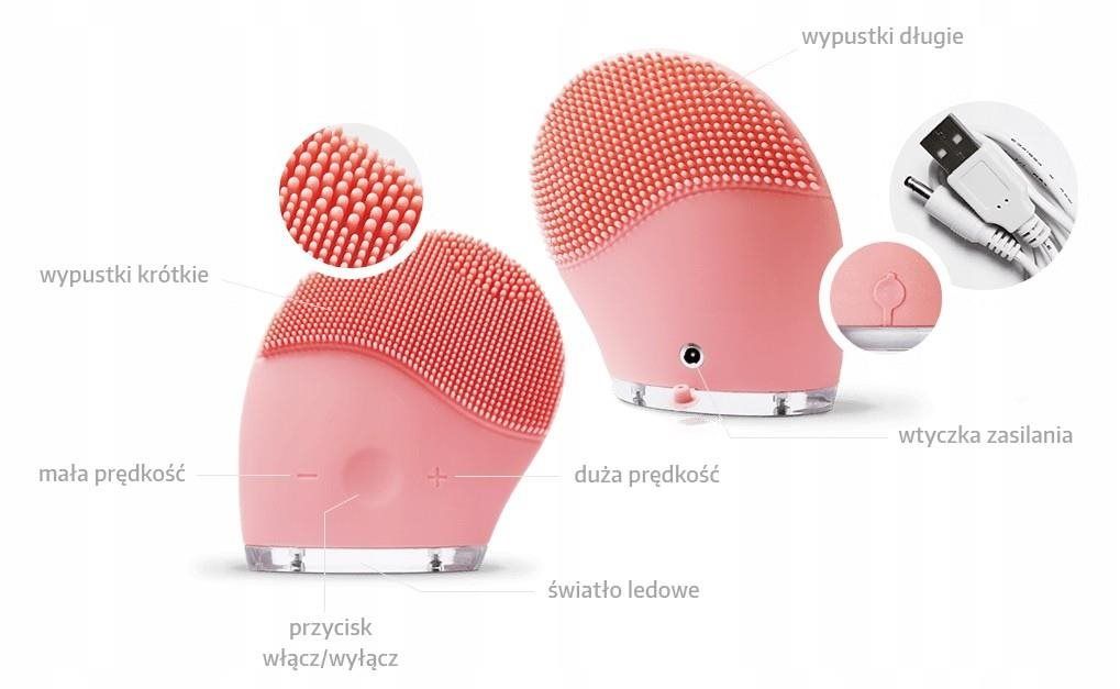 Puffi szczoteczka soniczna do twarzy - obrazek 2