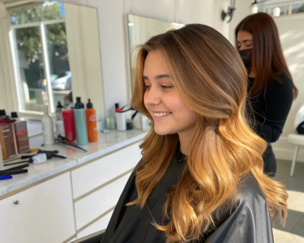 Orzechowy blond to upiększający odcień, który kochają „cosy girls”. Jak go uzyskać?