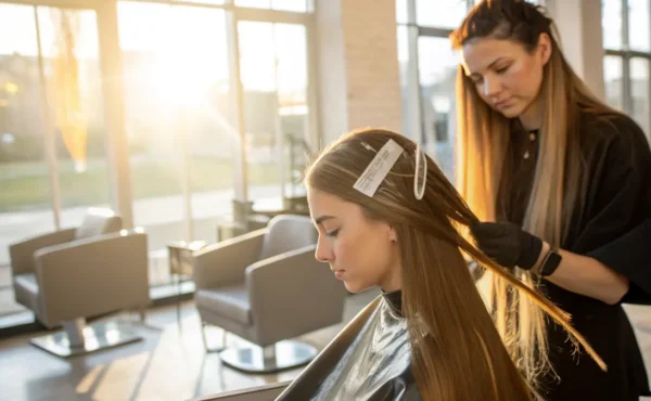 Jak przebiega koloryzacja włosów techniką flamboyage?