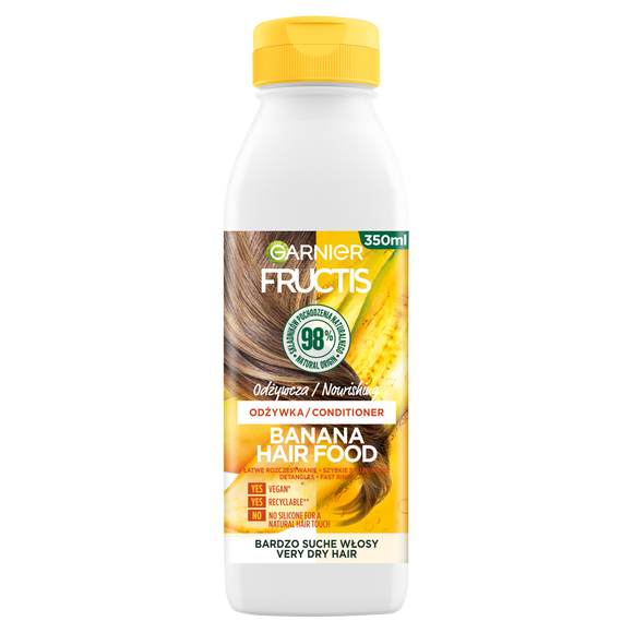 Garnier FRUCTIS HAIR FOOD MENU BANAN ASH 350ML