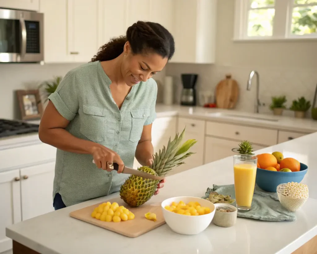 Jak jeść ananasa? Okazuje się, że całe życie robiłyśmy to źle!