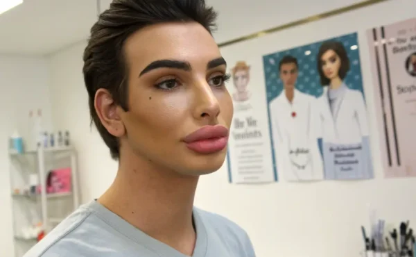 Ten mężczyzna wydał 130 tys funtów, żeby wyglądać jak Kim Kardashian!