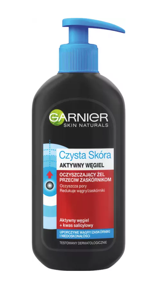 Garnier żel oczyszczający czysta skóra aktywny węgiel 200 ml