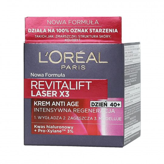 L'Oreal Paris Revitalift Laser X3 krem anti-aging o potrójnym działaniu na dzień 50ml - obrazek 2