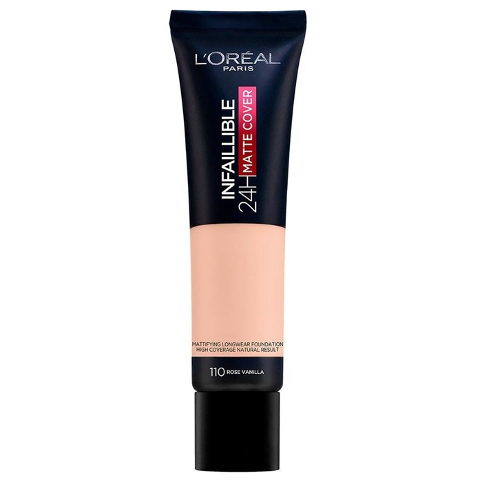 L’Oreal Paris Infallible 32H Matte Cover Foundation długotrwały podkład matujący 110 Cool Undertone/Rose Vanila 30ml