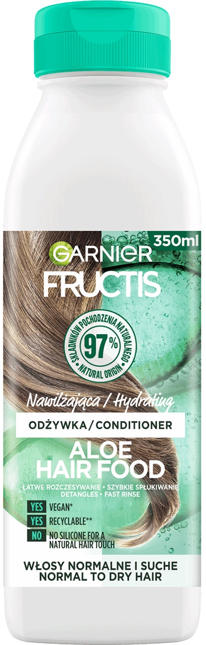 Garnier FRUCTIS HAIR FOOD MENU ALOE ASH 350ML
