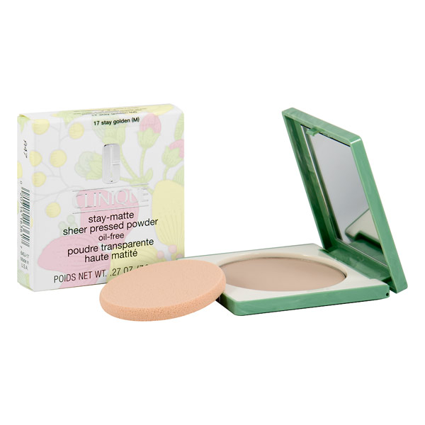 CLINIQUE STAY MATTE SHEER PRESSED POWDER 17 GOLDEN 7,6g