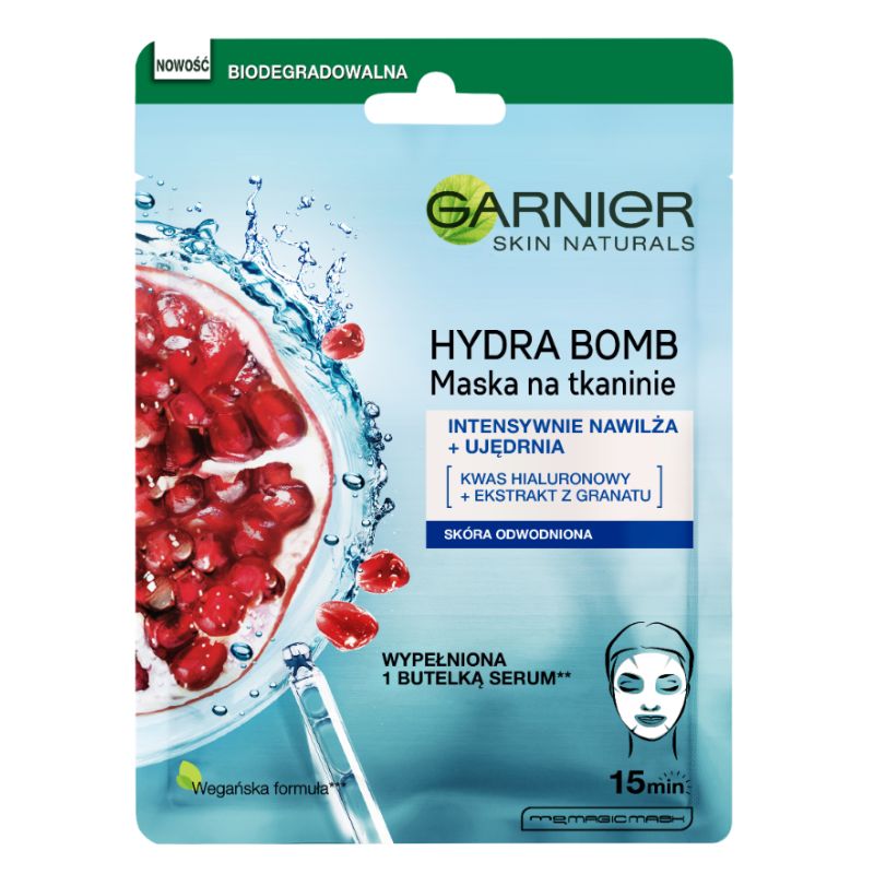 GARNIER RENO SKIN NAT MASK SACHET 32G EE POMEGRA