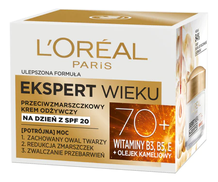 L’Oreal Paris Ekspert Wieku 70+ przeciwzmarszczkowy krem odżywczy na dzień 50ml