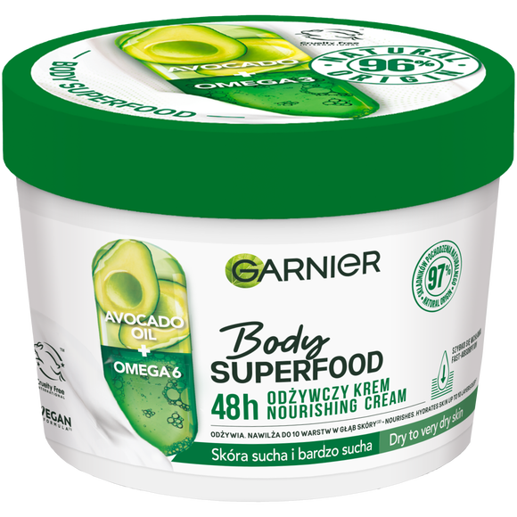 GARNIER BODYFOOD AVOC J380ML C63