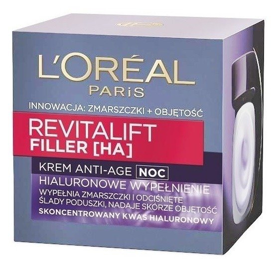 L’Oreal Revitalift Filler Anti-Age Krem noc 50 ml