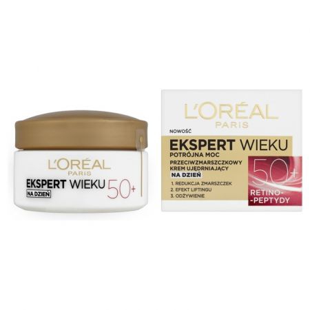 L’Oreal Paris Ekspert Wieku 50+ przeciwzmarszczkowy krem ujędrniający na dzień 50ml