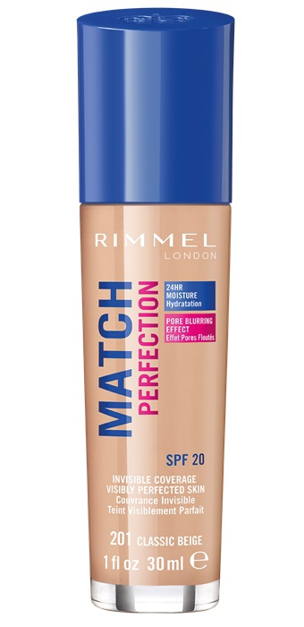 RIMMEL match perfect foundation 201 classic beige