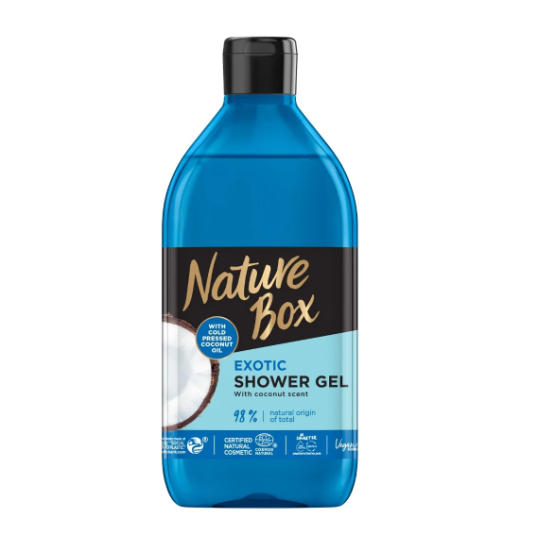Nature Box Coconut Oil Odświeżający Żel Pod Prysznic Z Olejem Z Kokosa 385 ml