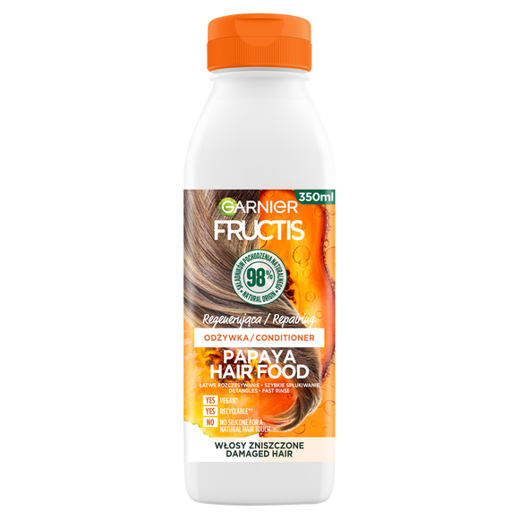 Garnier FRUCTIS HAIR FOOD MENU PAPAYA ASH 350ML