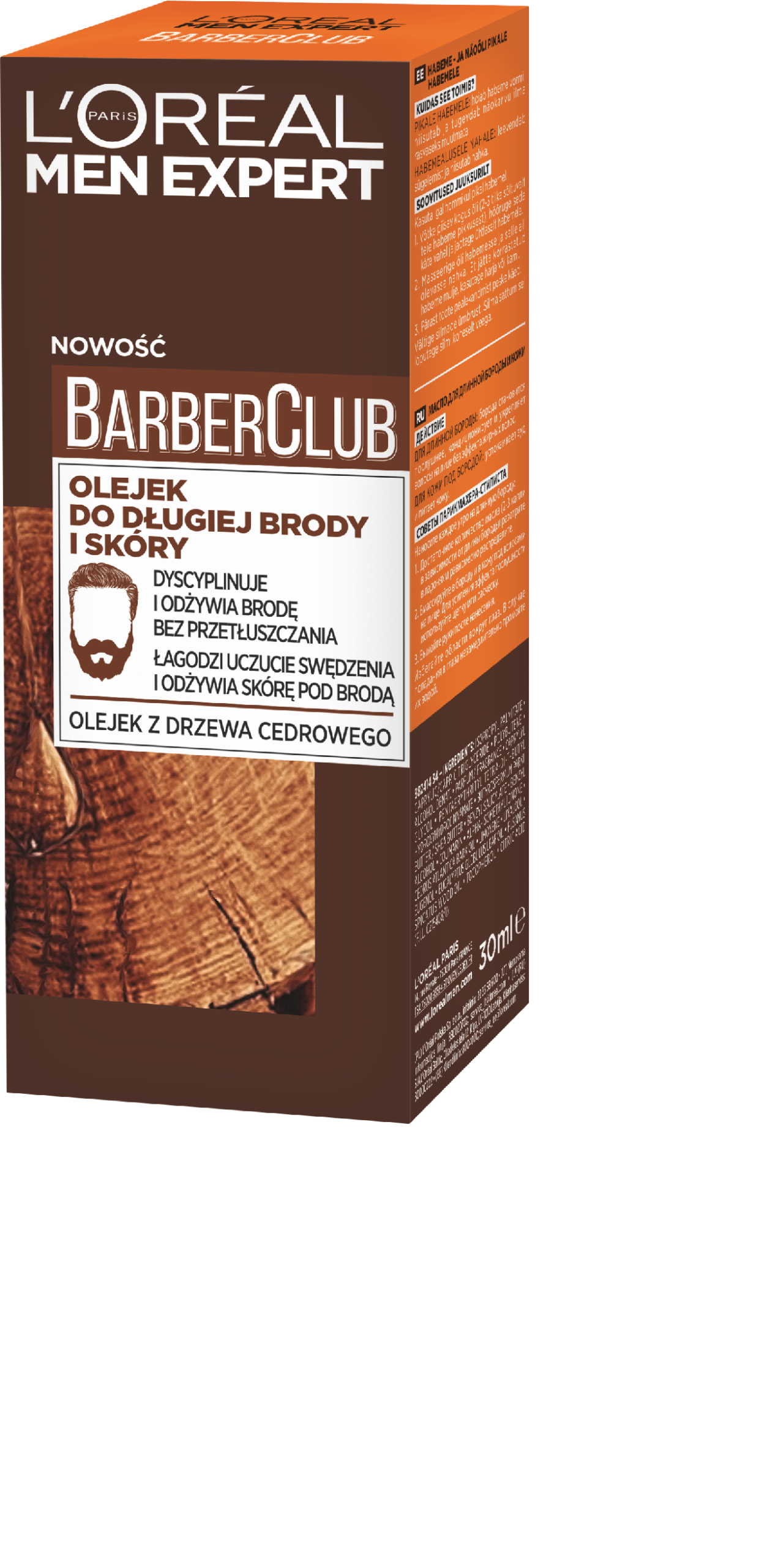 L’Oreal Paris Men Expert Barber Club olejek do długiej brody i skóry 30ml