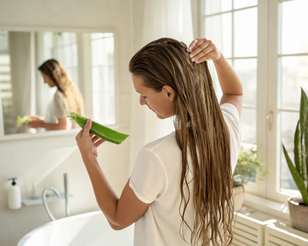 Aloes na włosy – jak stosować żel aloesowy, żeby nawilżyć pasma