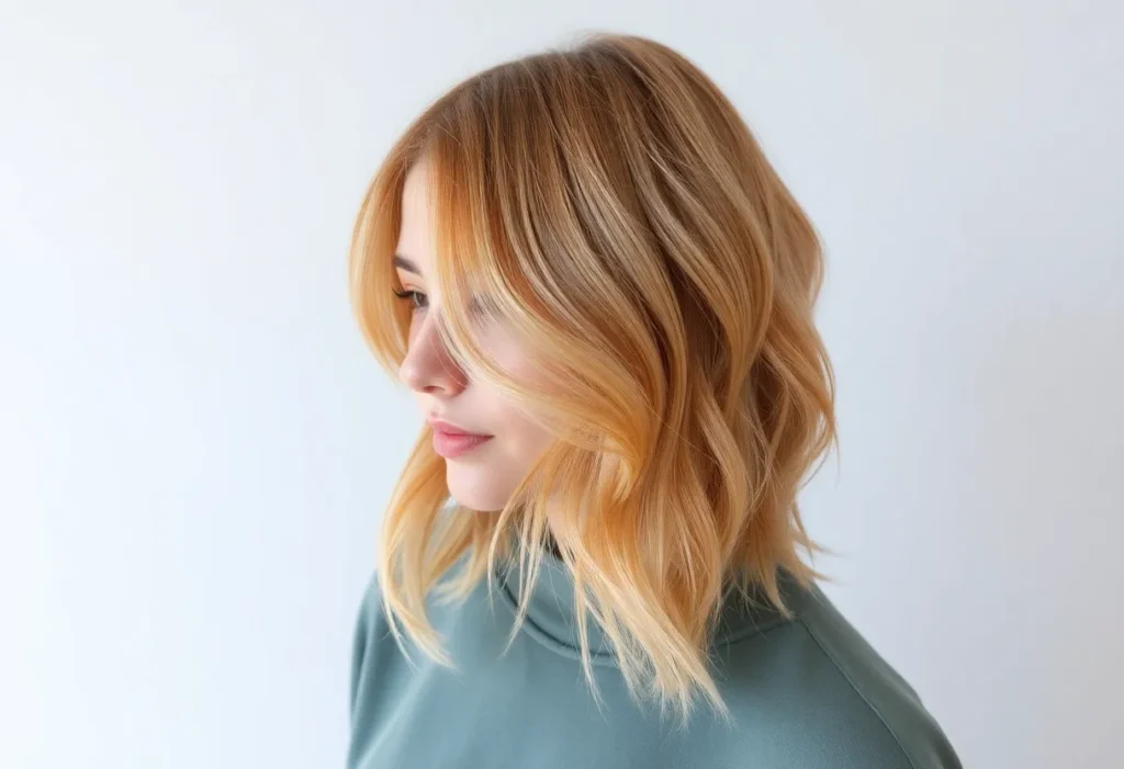 Brzoskwiniowe włosy, czyli blorange. Jak uzyskać taki kolor i komu pasuje?