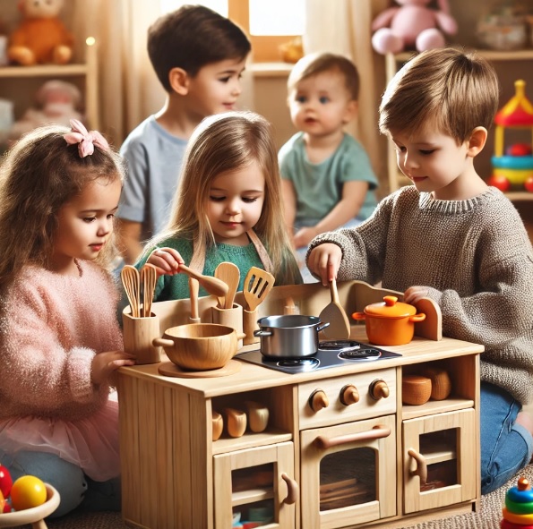 Kuchnie drewniane dla dzieci – dlaczego są idealnym wyborem do kreatywnej zabawy?