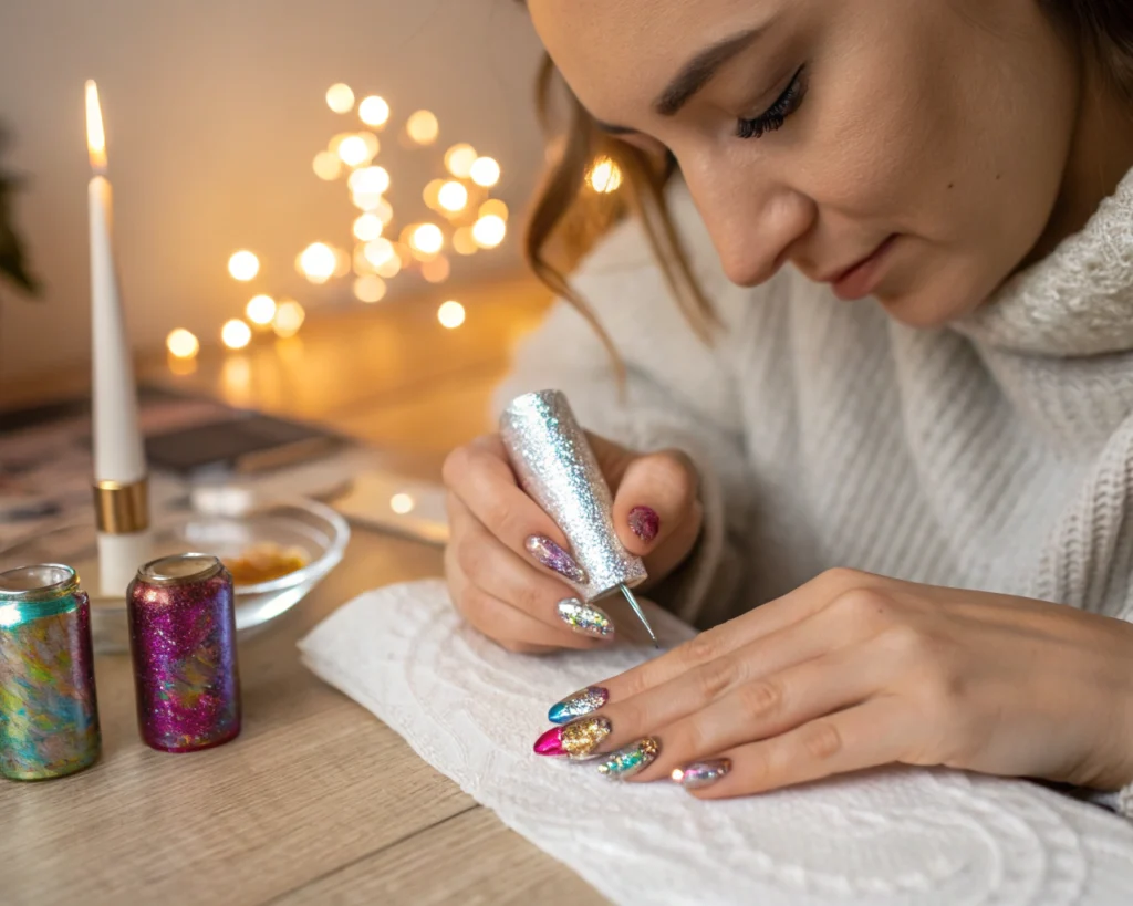 Folia transferowa na paznokcie – jak używać? Inspiracje na proste i szybkie zdobienia