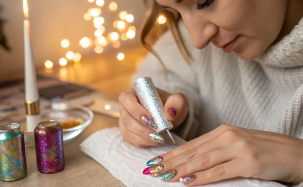 Folia transferowa na paznokcie – jak używać? Inspiracje na proste i szybkie zdobienia