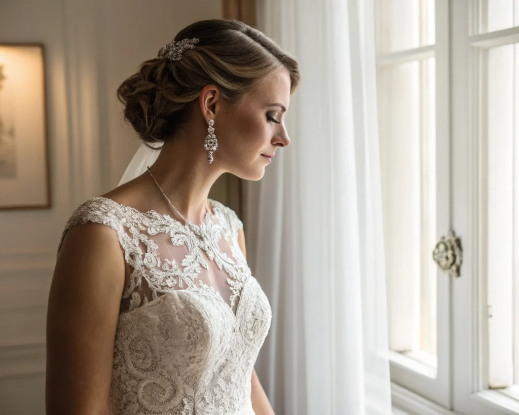 Jak dobrać biżuterię do sukni ślubnej z koronką? 7 praktycznych wskazówek dla przyszłych panien młodych