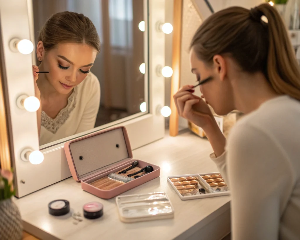 Jak nosić te same sztuczne rzęsy nawet kilka dni?