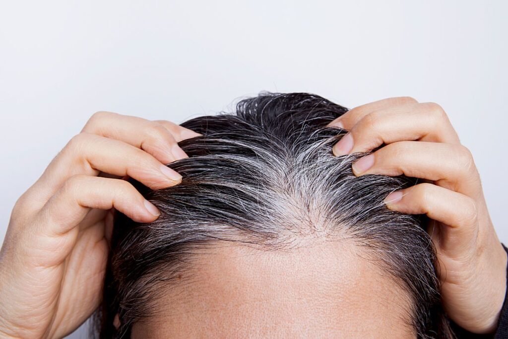 Jaki szampon koloryzujący pokryje siwe włosy?