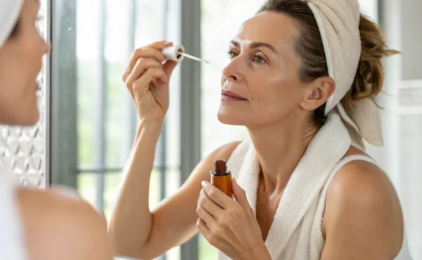 Liftingujące serum z peptydami i bio-mikroigłami działa jak mezo-lifting