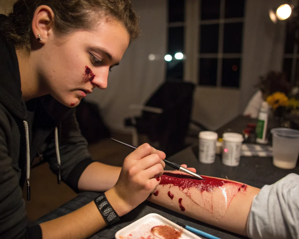 Makijaż na Halloween – jak zrobić sztuczną ranę?