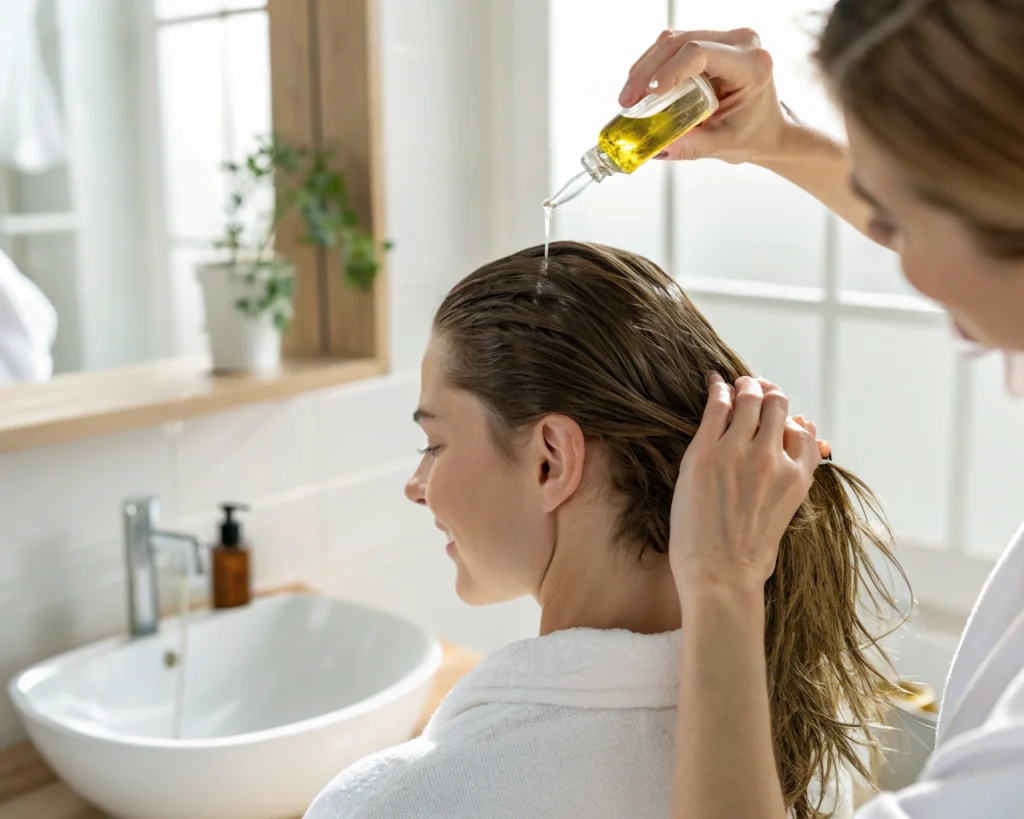 Olej rycynowy na włosy – jak działa i jak stosować?