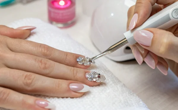 Paznokcie z kryształkami – jak nakleić kryształki?