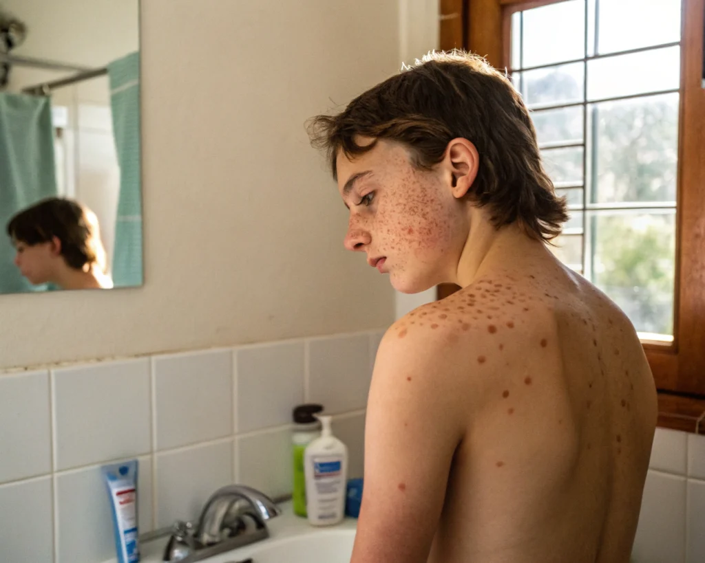 Pryszcze na plecach – przyczyny i jak się ich pozbyć?