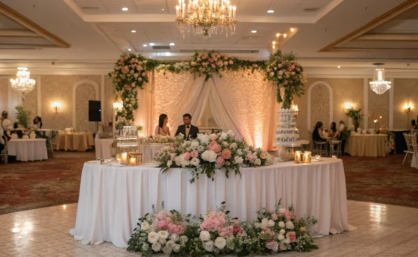 Stół pary młodej: jak go udekorować i jak usadzić przy nim gości?